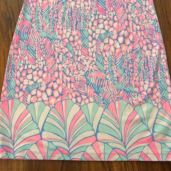 LILLY PULITZER BRITTON DRESS Pink Sorbet High Altitude Engineered XS - Picture 8 of 9